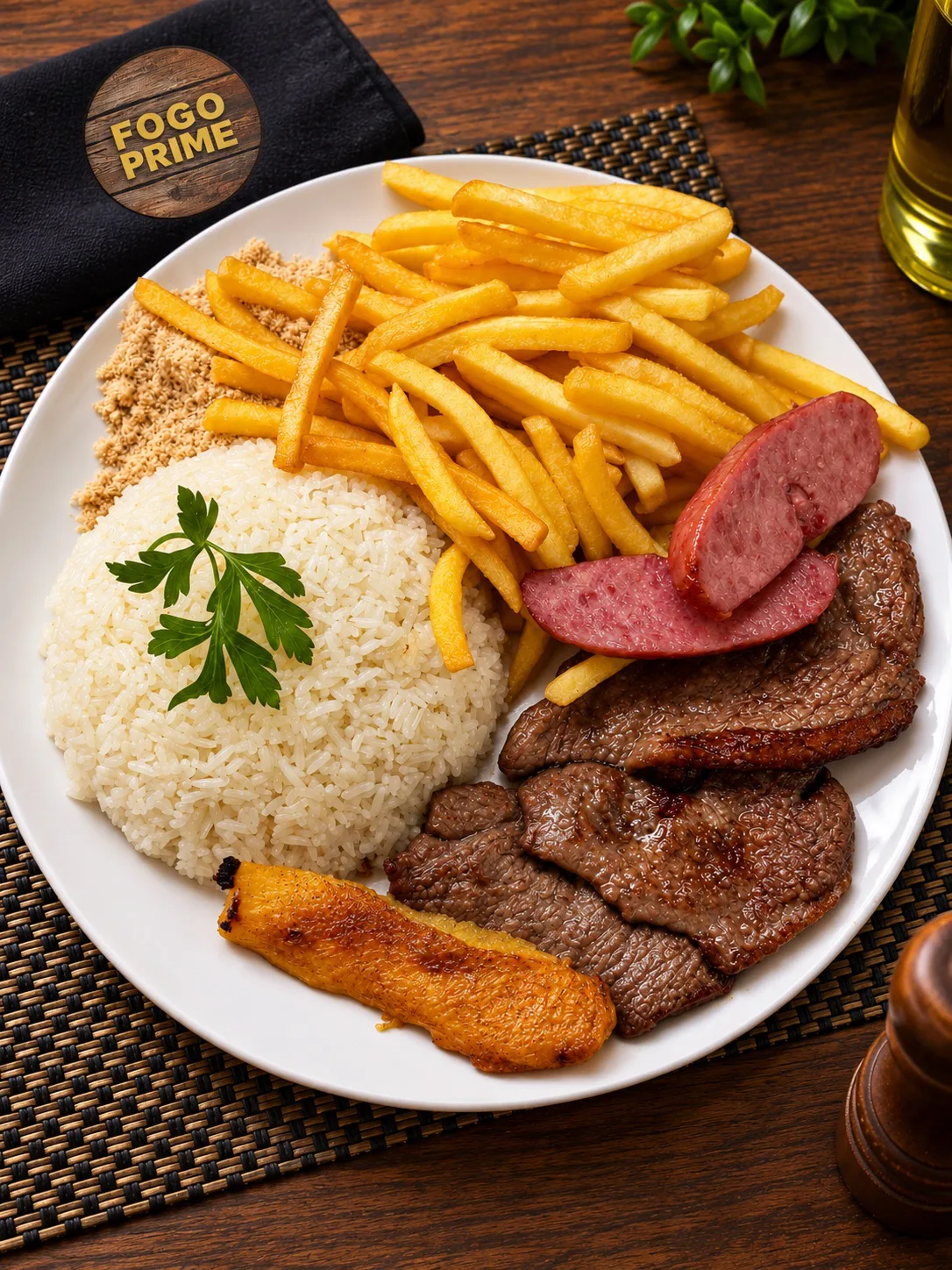 Picanha fatiada pronta a servir